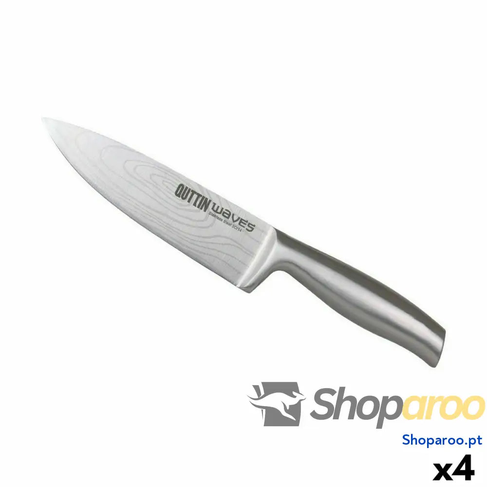 Faca de Chef Quttin Waves 15 cm (4 Unidades)