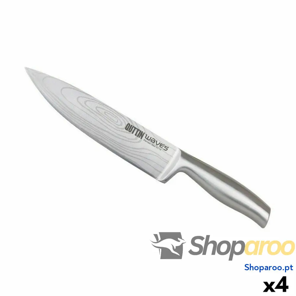 Faca de Chef Quttin Waves 20 cm (4 Unidades)