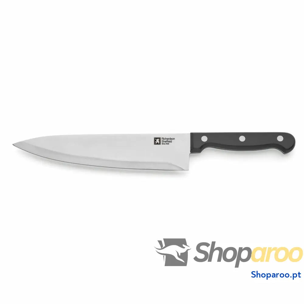 Faca de Chef Richardson Sheffield Artisan Preto Metal 20,5 cm (Pack 6x)