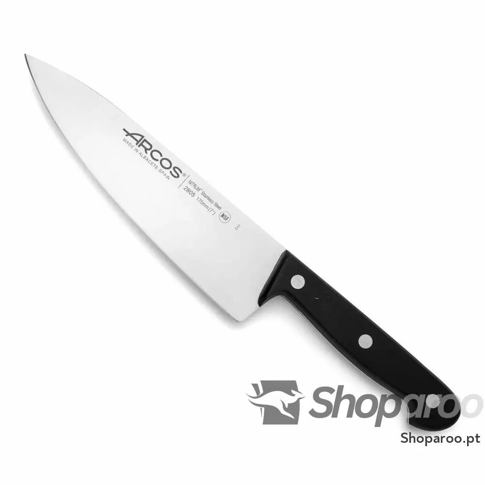 Faca de Cozinha Arcos 17,5 cm Preto