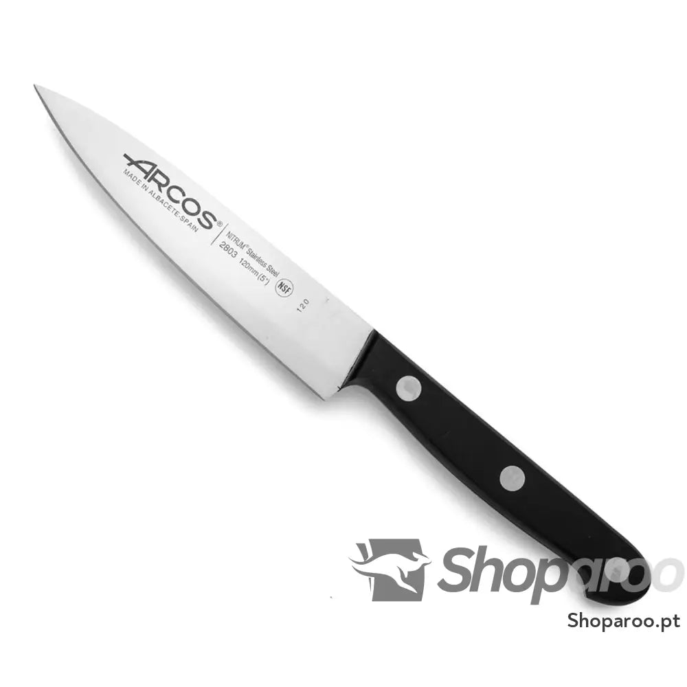 Faca de Cozinha Arcos serie universal Preto Aço 12 cm