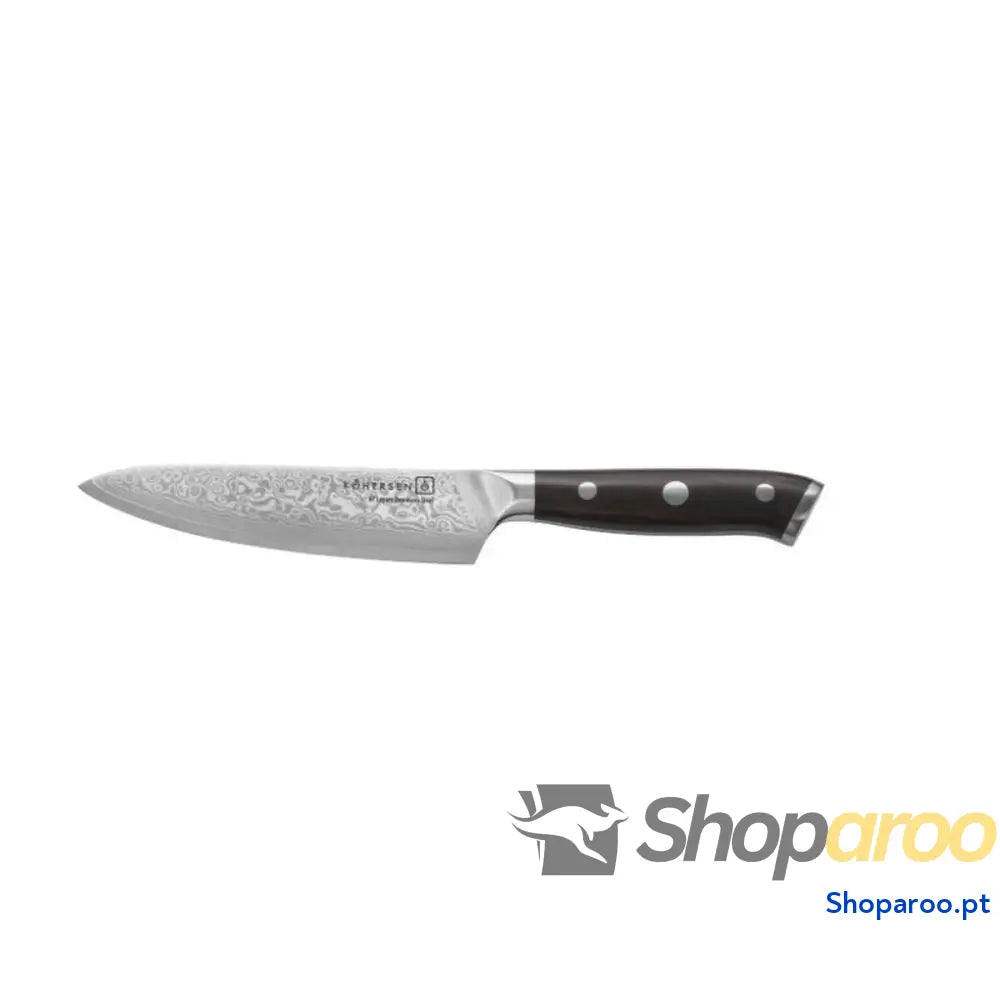 Faca de Cozinha Kohersen Elegance Madeira Lâminas de aço inoxidável em estilo Damasco
