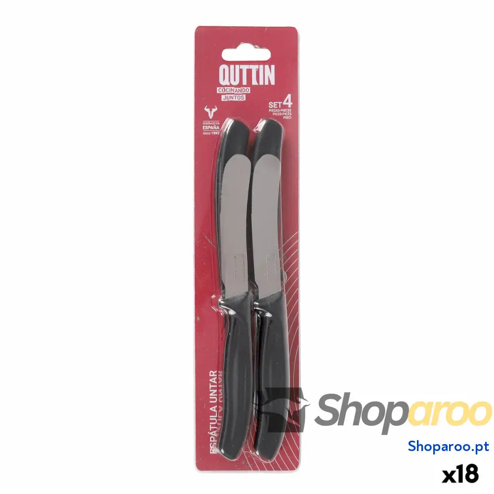 Faca de Cozinha Quttin Basic 8 cm 4 Peças (18 Unidades)