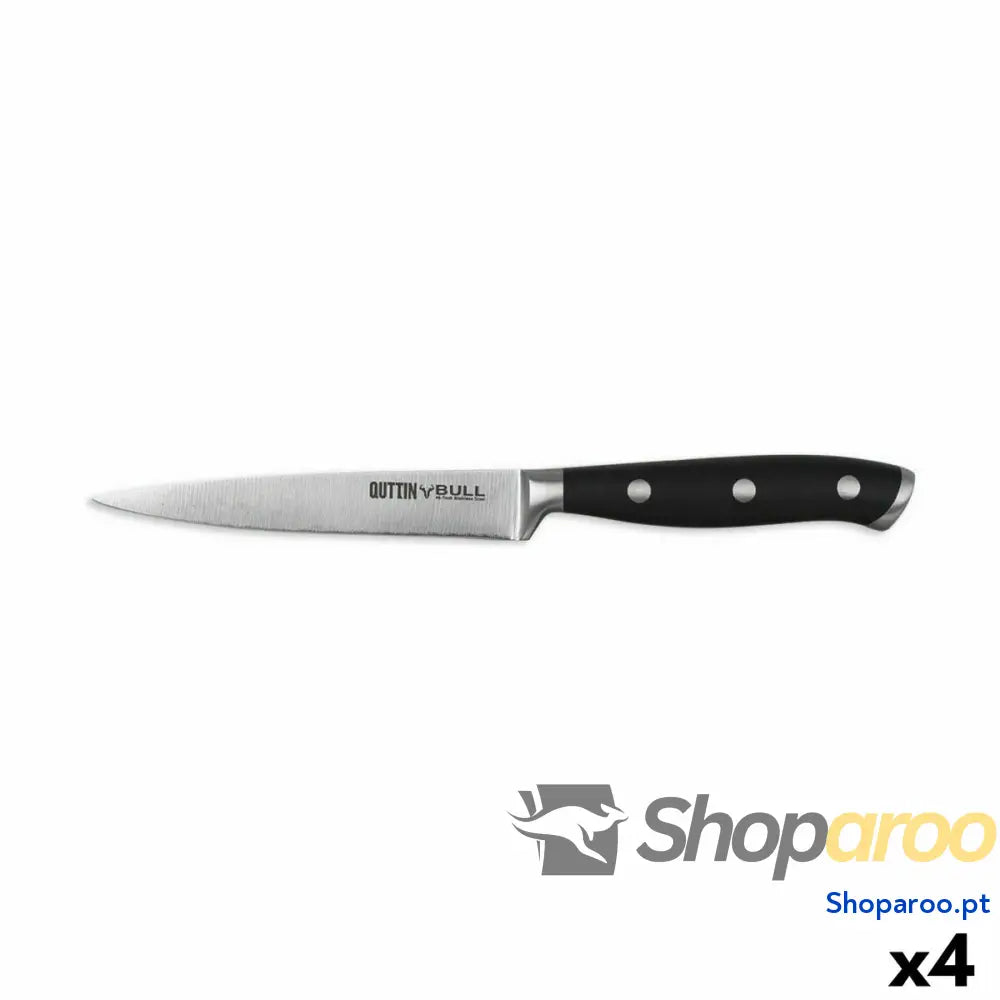 Faca de Cozinha Quttin Bull 13 cm (4 Unidades)