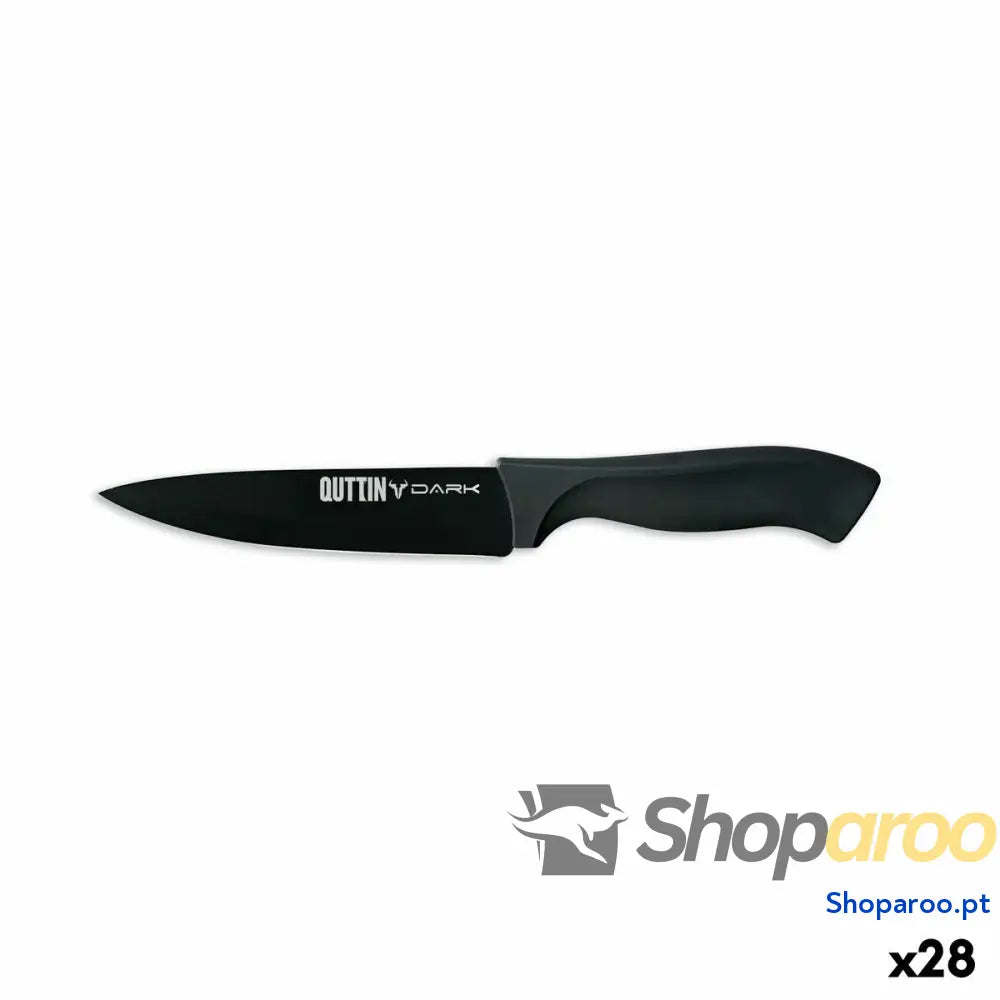Faca de Cozinha Quttin Dark 15 cm (28 Unidades)