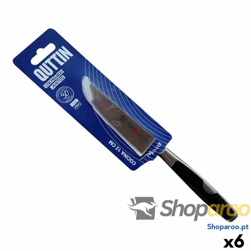Faca de Cozinha Quttin Moare Aço inoxidável 2,5 mm (6 Unidades) (12 cm)