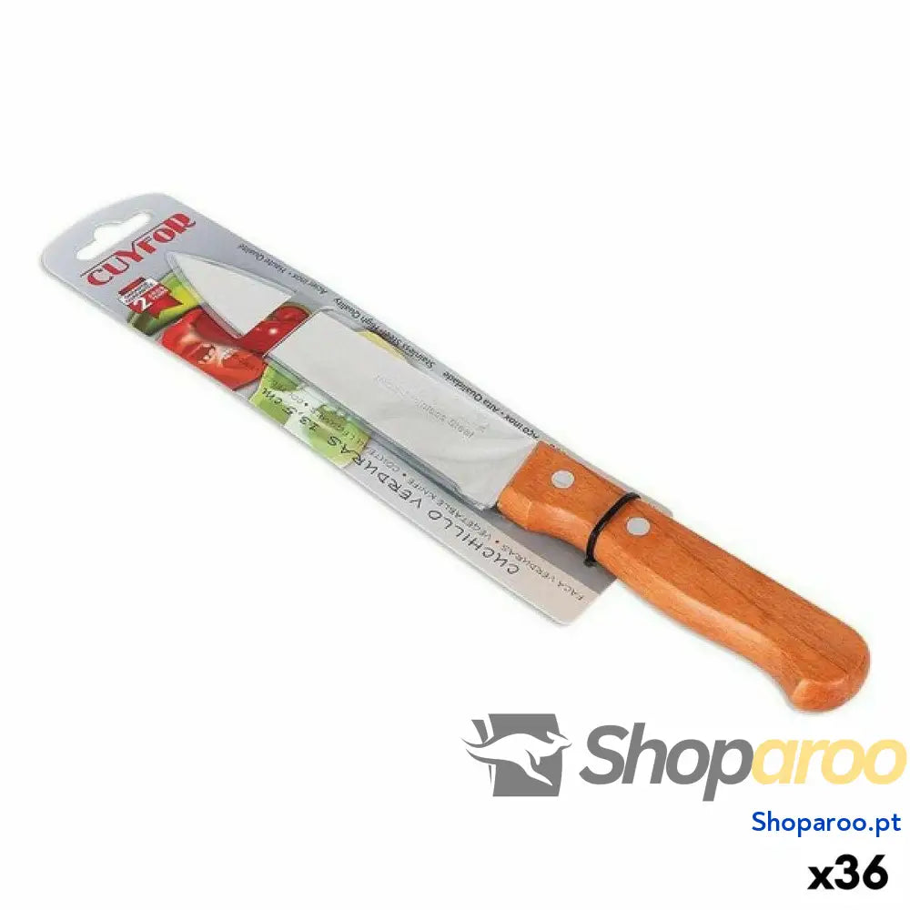 Faca de Cozinha Quttin Natura 24,5 cm (36 Unidades)