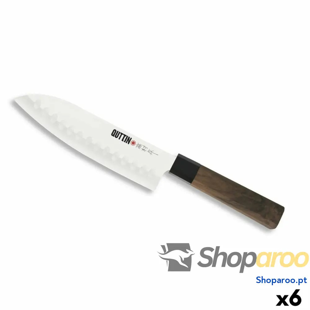 Faca de Cozinha Quttin Santoku Takamura 17 cm (6 Unidades)