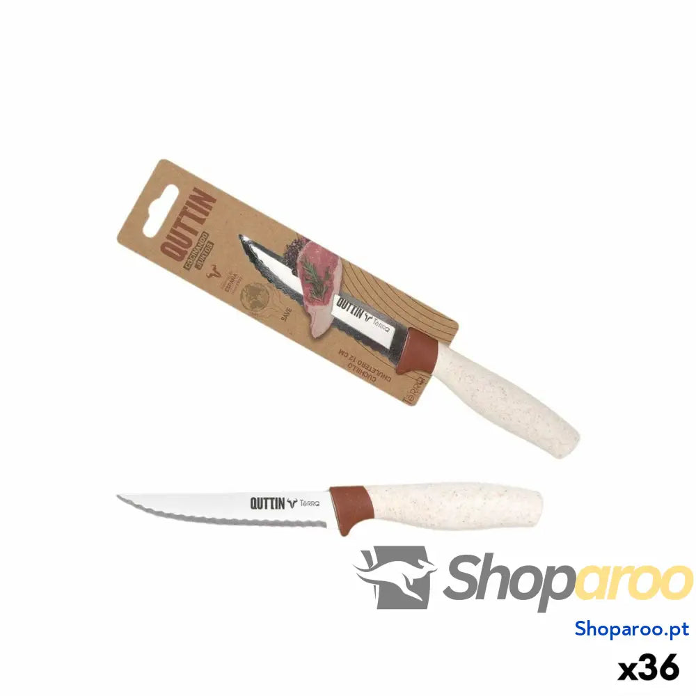 Faca de Cozinha Quttin Terra 12 cm (36 Unidades)