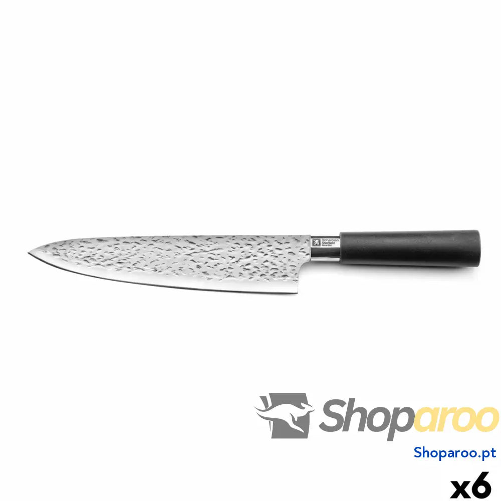 Faca de Cozinha Richardson Sheffield Katana Preto Metal Baquelite 20,5 cm (6 Unidades)