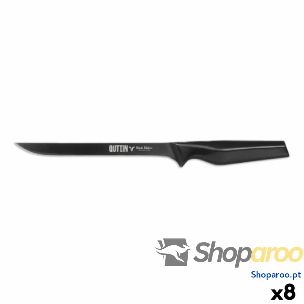 Faca de Presunto Quttin Black Edition 16 cm 8 Unidades
