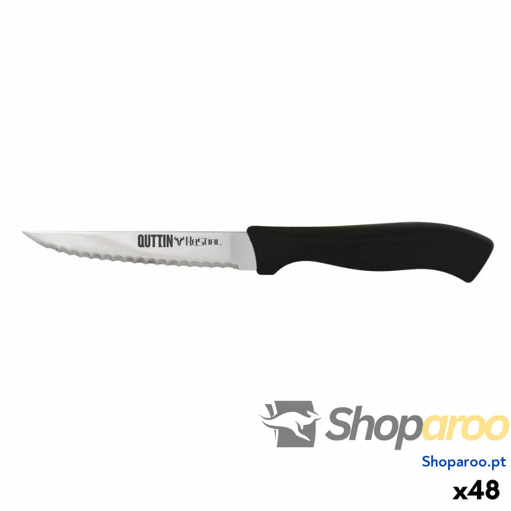 Faca de Serra Quttin Kasual 22 x 2 x 1,5 cm Preto Prateado