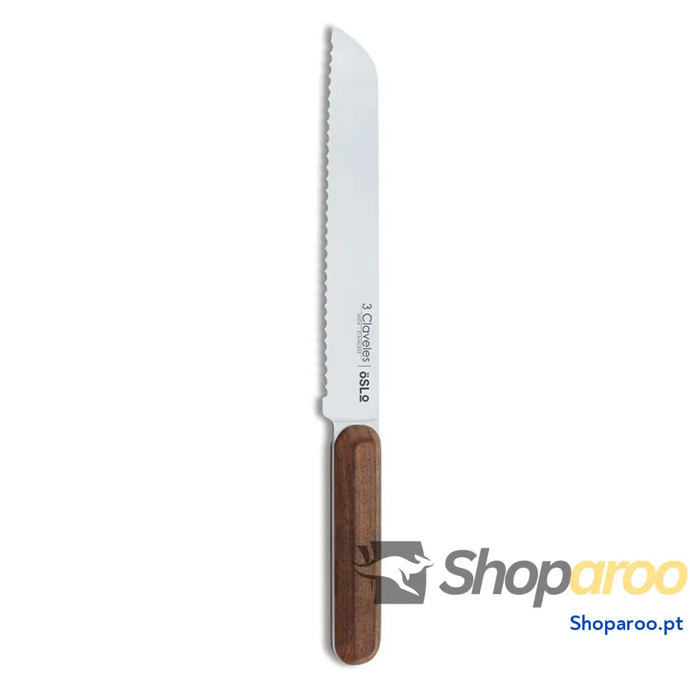 Faca para Pão 3 Claveles Oslo Aço inoxidável 20 cm