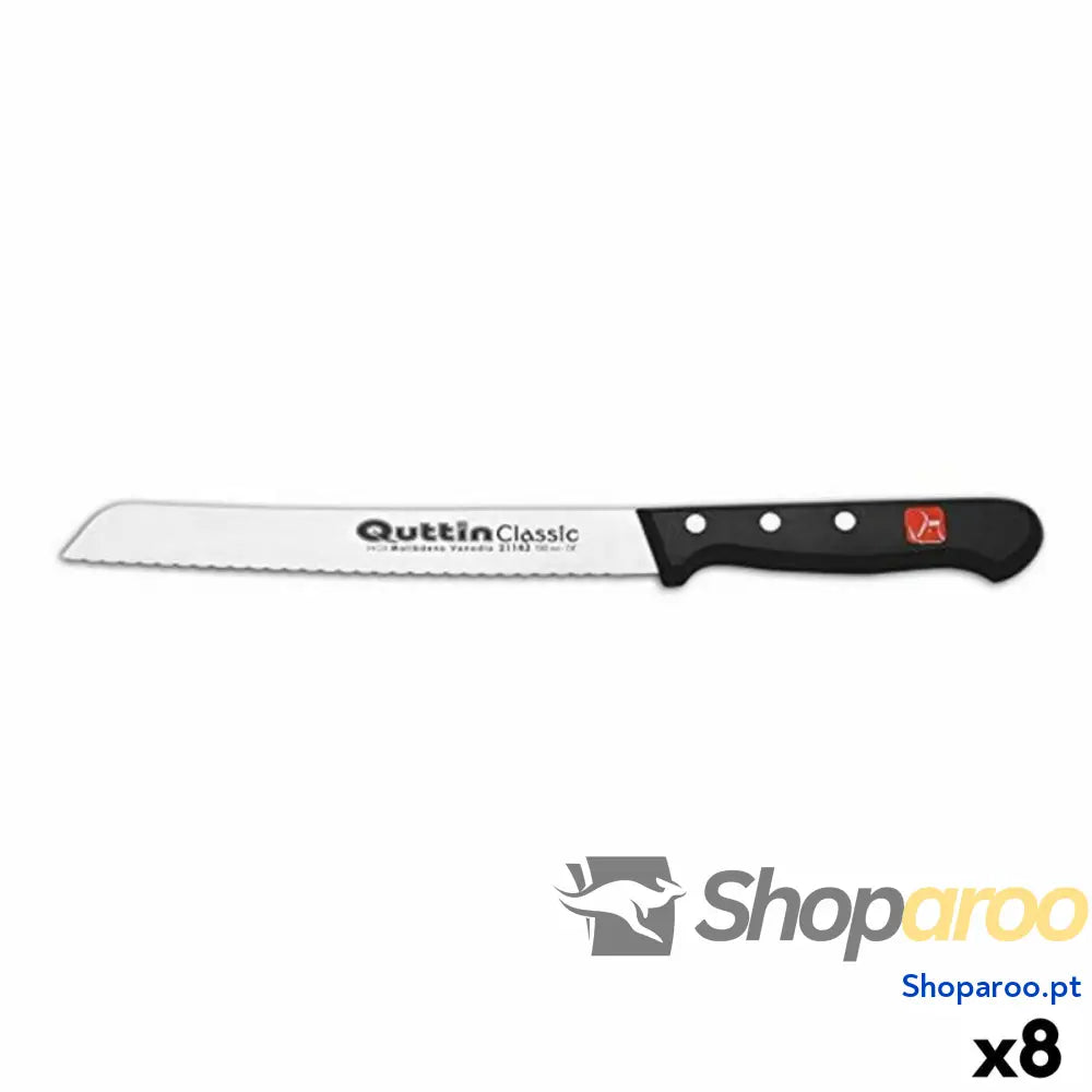 Faca para Pão Quttin QT-721143 8 Unidades 20 cm 1,8 mm (20 cm)