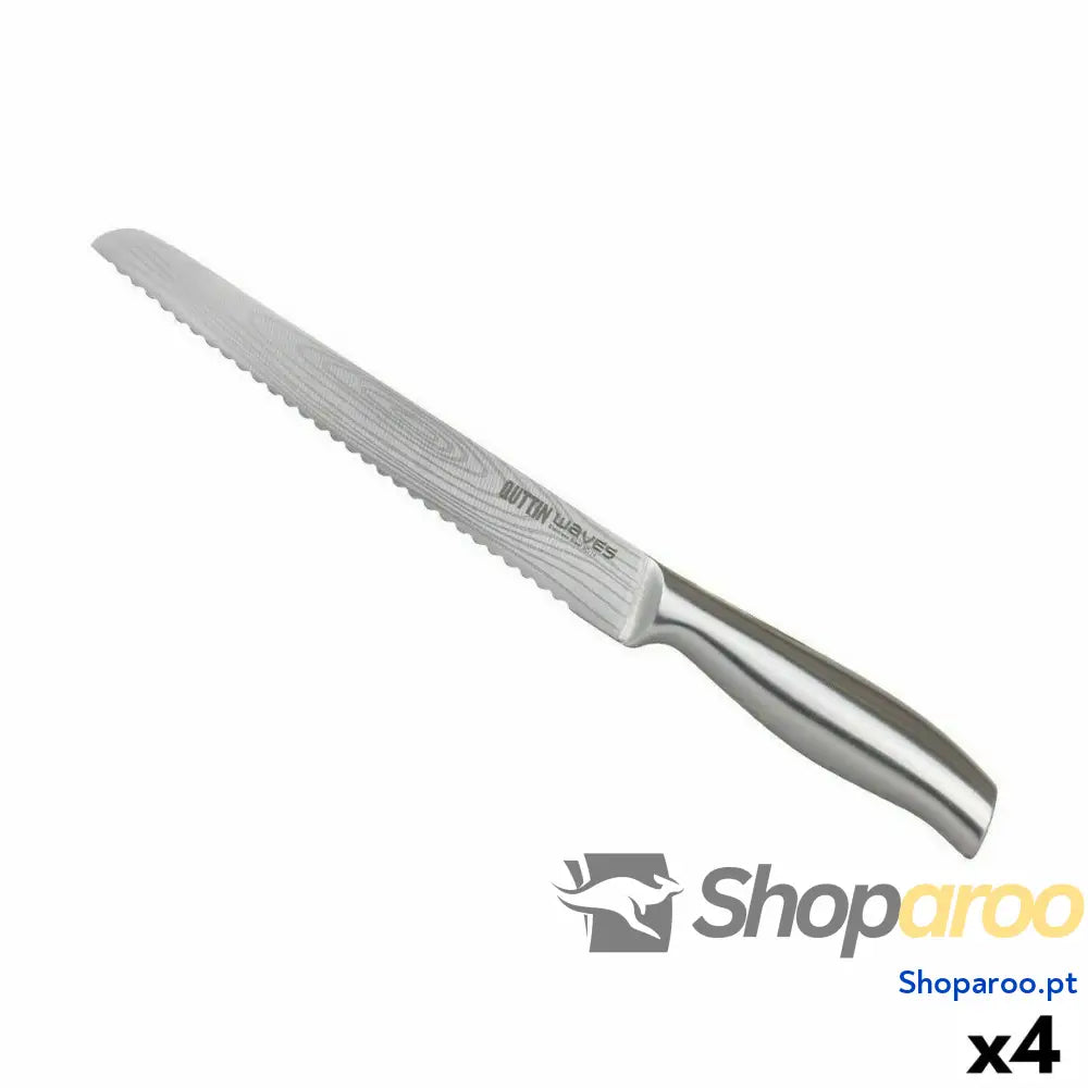 Faca para Pão Quttin Waves 20 cm (4 Unidades)