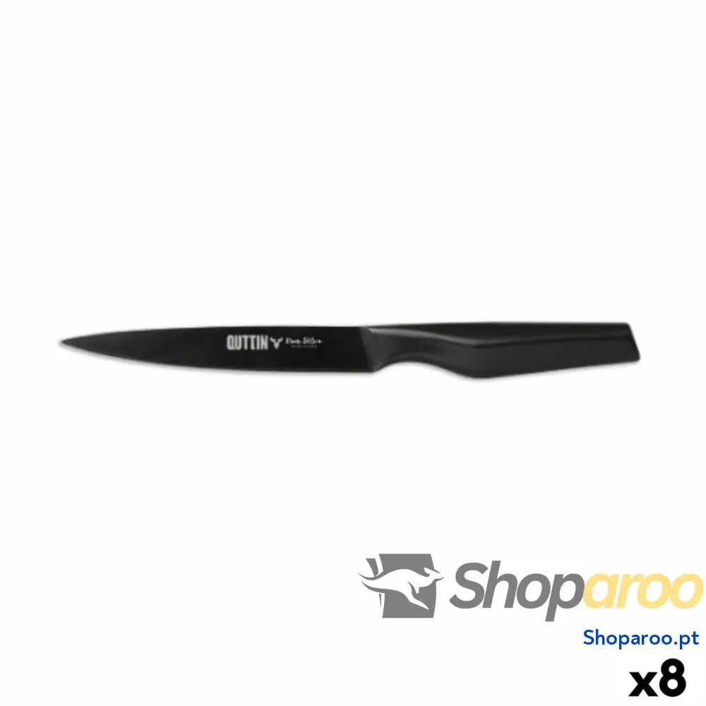 Faca Pequena Quttin Black Edition 13 cm 1,8 mm (8 Unidades)