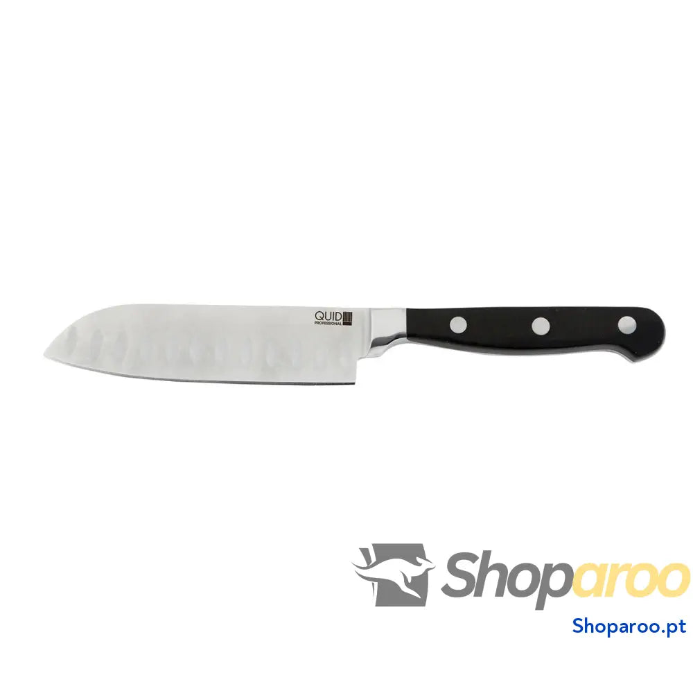 Faca Santoku Quid Professional Inox Chef Black Preto Metal (13 cm) (Pack 10x)