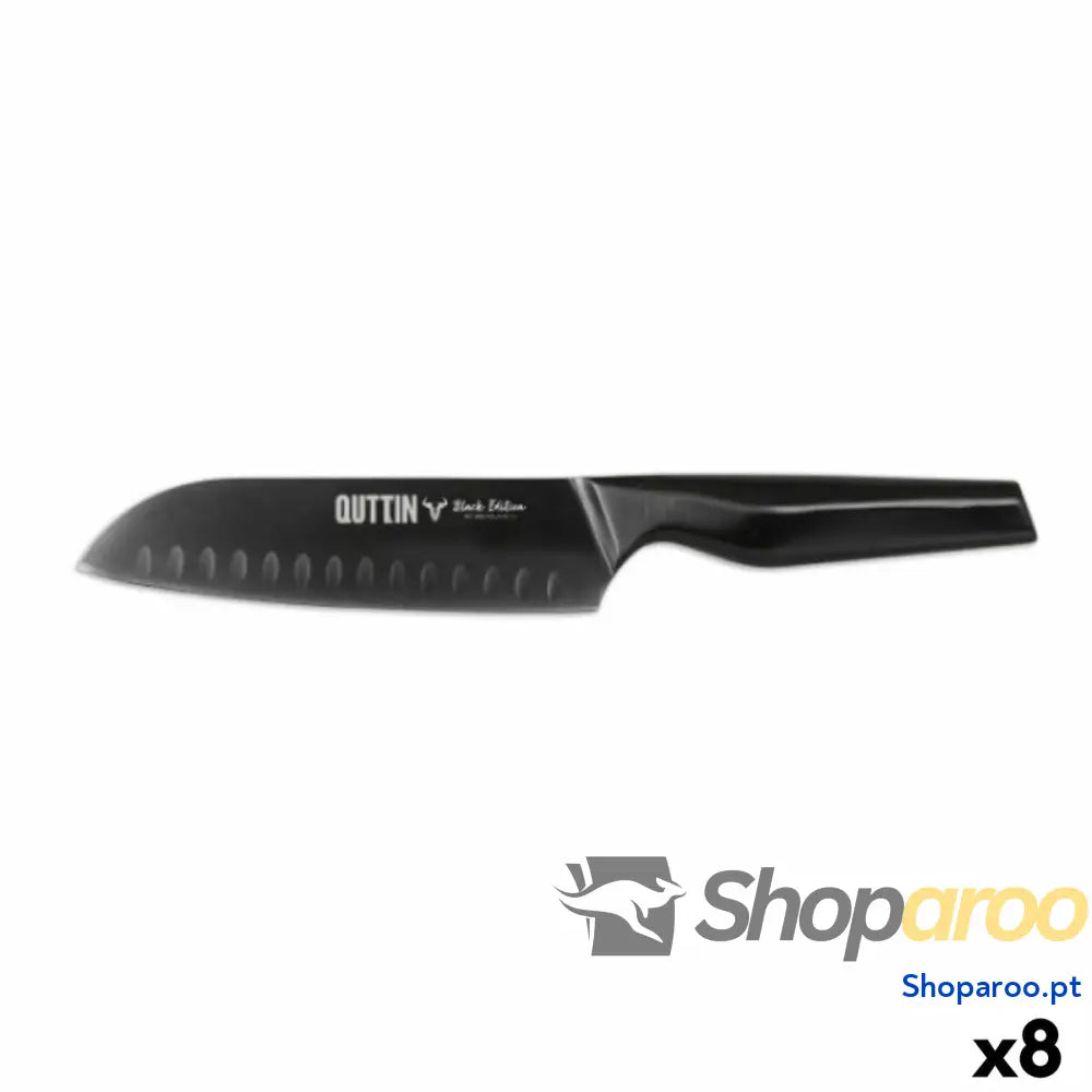 Faca Santoku Quttin Black Edition