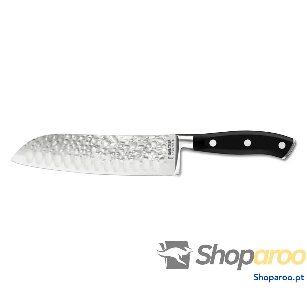 Faca Santoku Sabatier Carbon Preto Metal Baquelite (6 Unidades)
