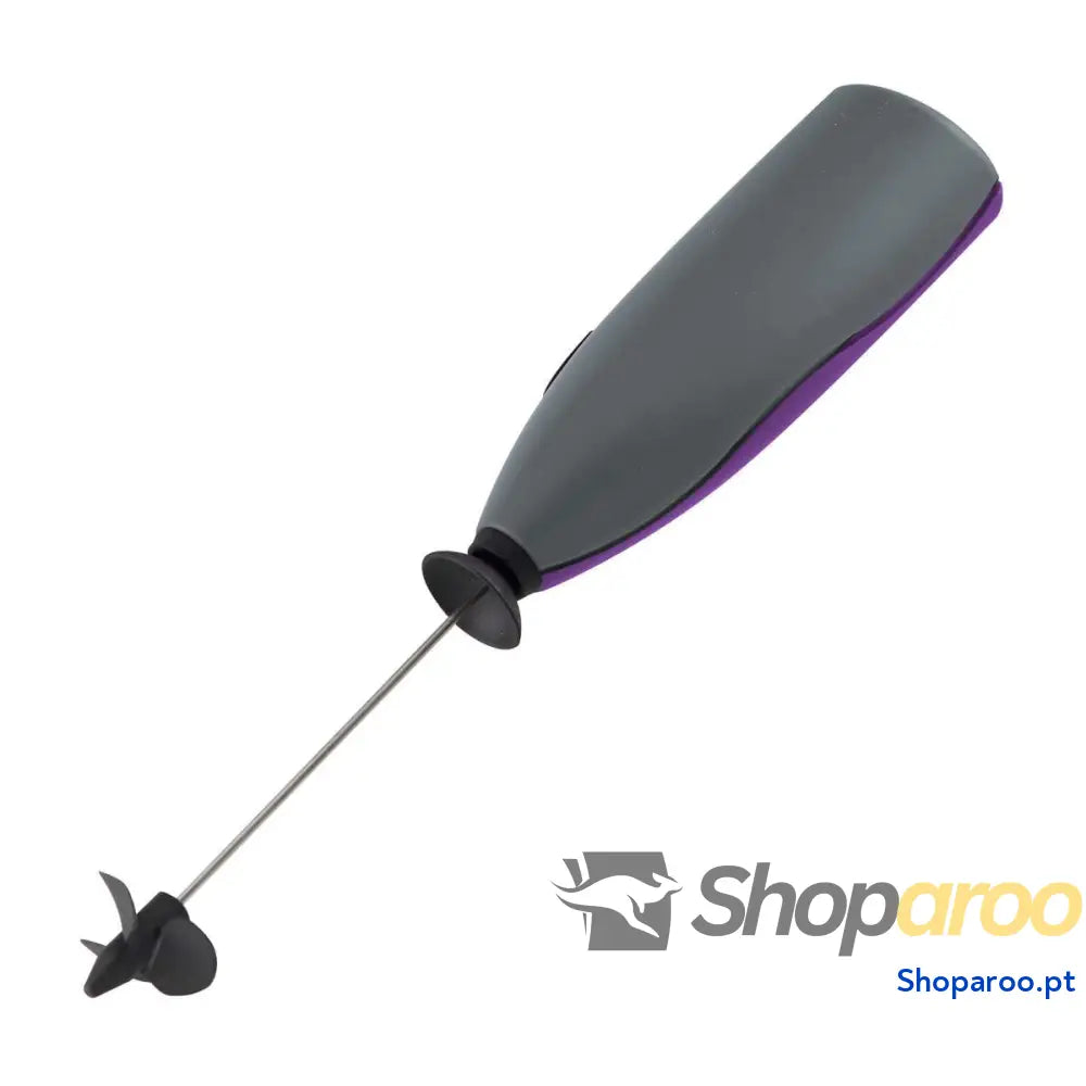 Fackelmann Coffee &Tea Espumador de leite batedor Capuchino cinzento 20 x 3,5 cm