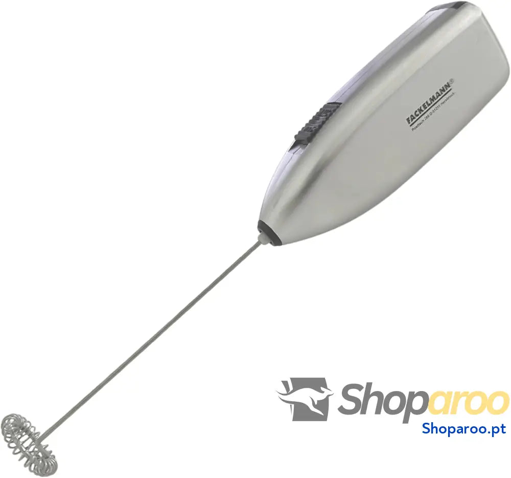 Fackelmann Coffee &Tea Espumador de leite batedor Capuchino cinzento 20 x 3,5 cm