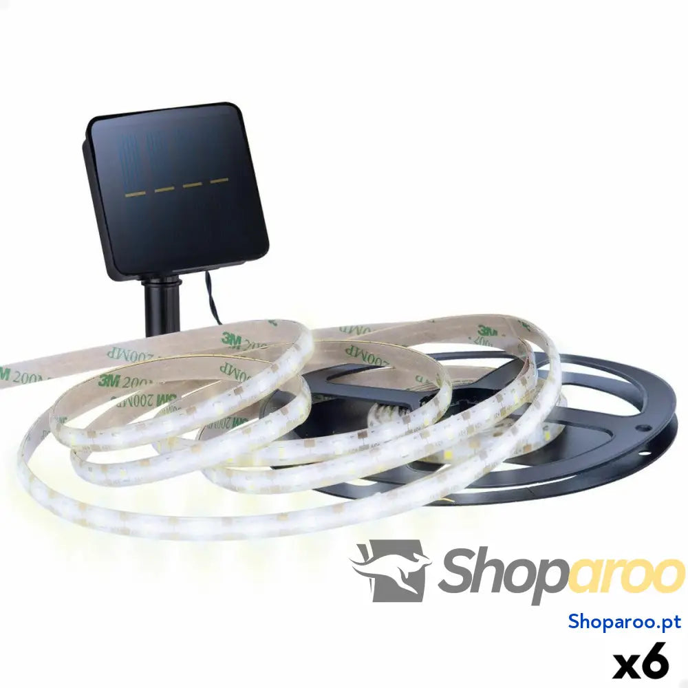 Faixa de luzes Aktive LED Branco Jardim 3 m (6 Unidades)