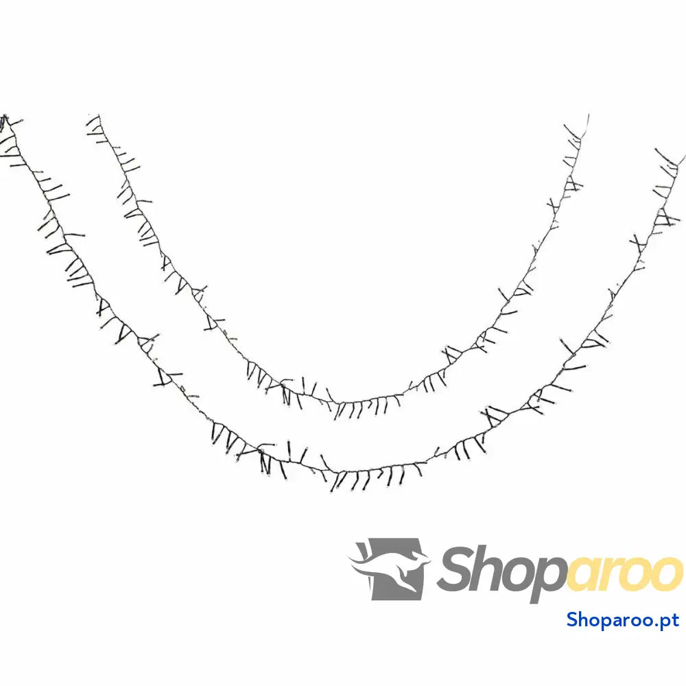 Faixa de luzes DKD Home Decor Amarelo Branco LED (2 Unidades)