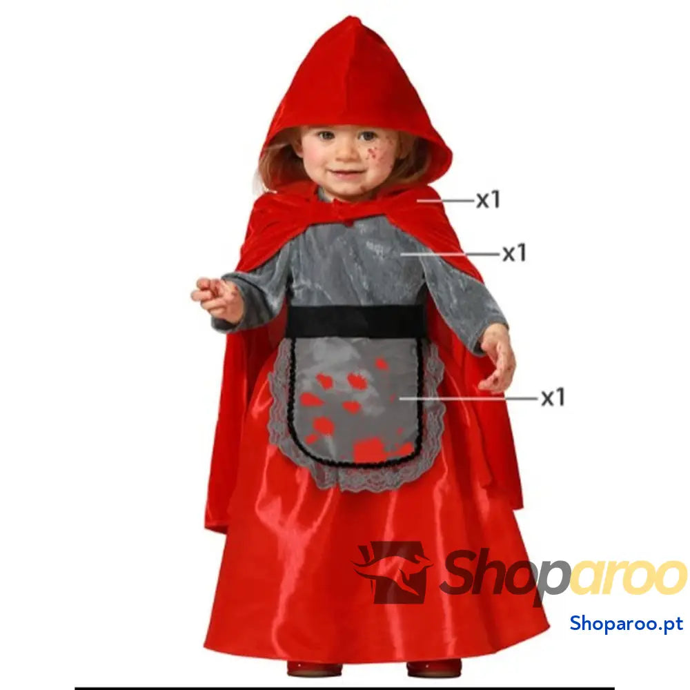 Fantasia infantil Capuchinho Sangrento