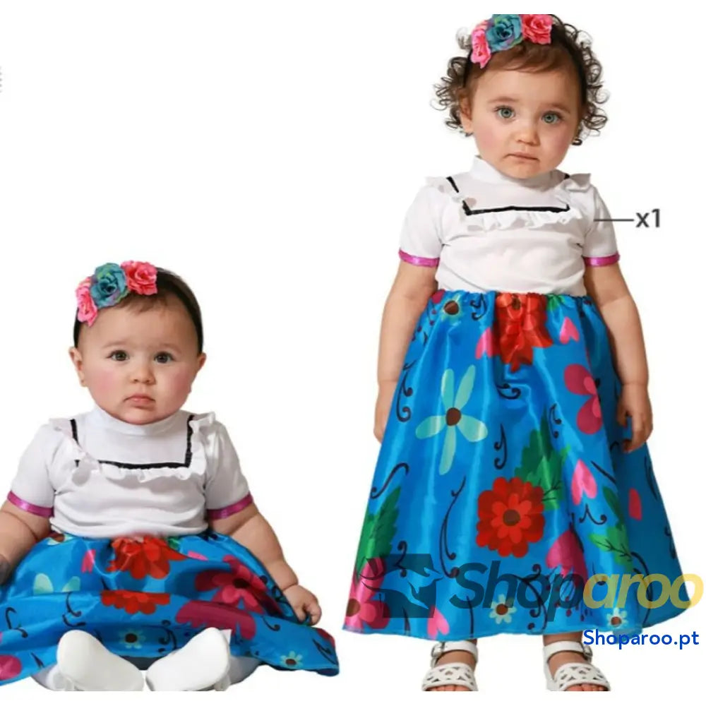 Fantasia para Adultos Azul Colômbia Infantil