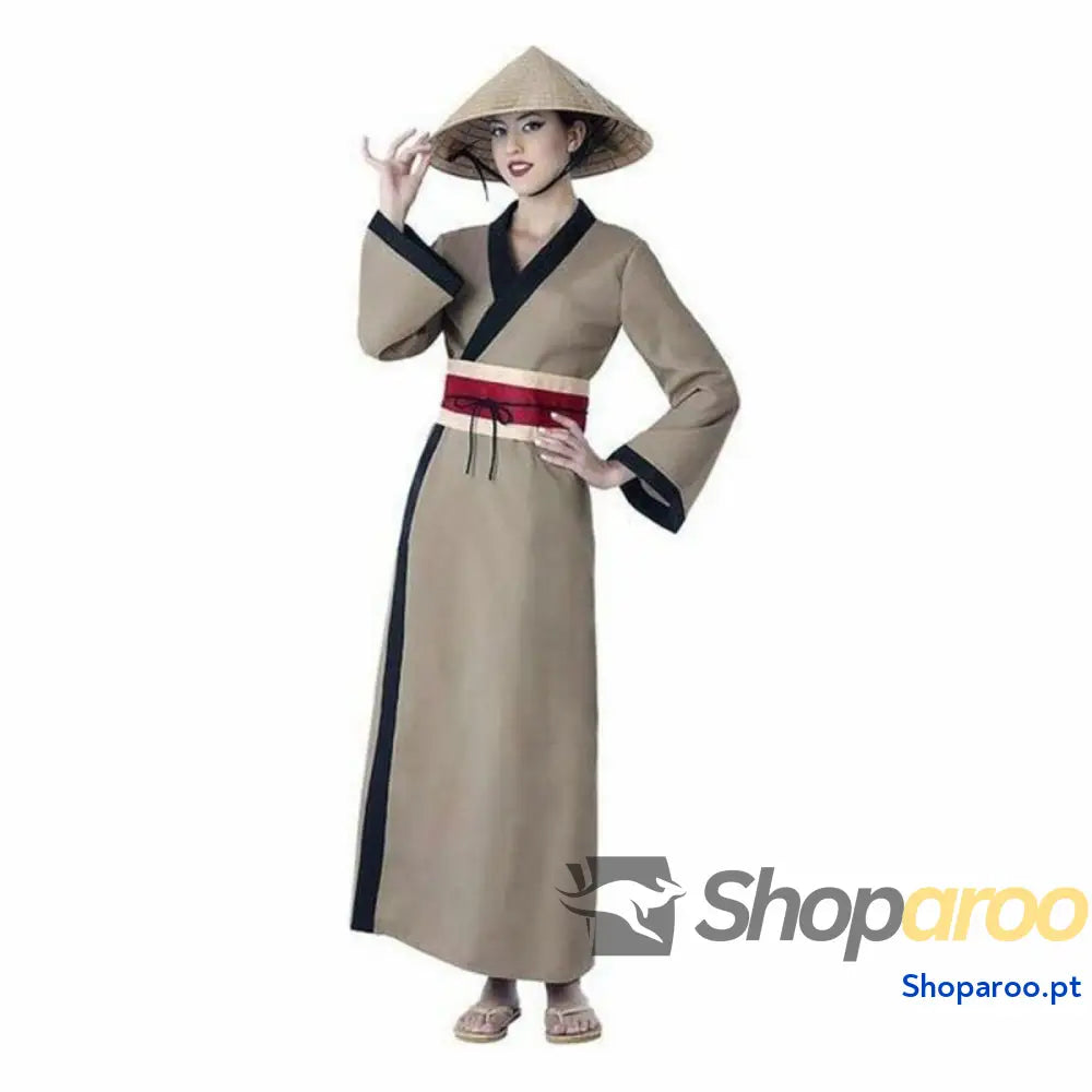 Fantasia para Adultos Castanho Chinesa
