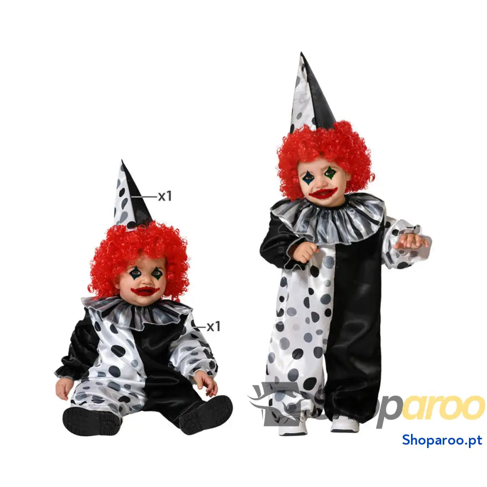 Fantasia para Adultos Cinzento Palhaço Halloween