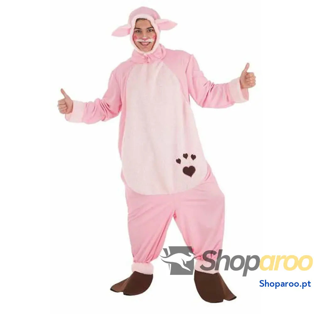 Fantasia para Adultos Cor de Rosa Porco L (3 Peças)