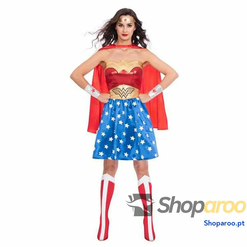 Fantasia para Adultos DC Comics Wonder Woman 5 Peças