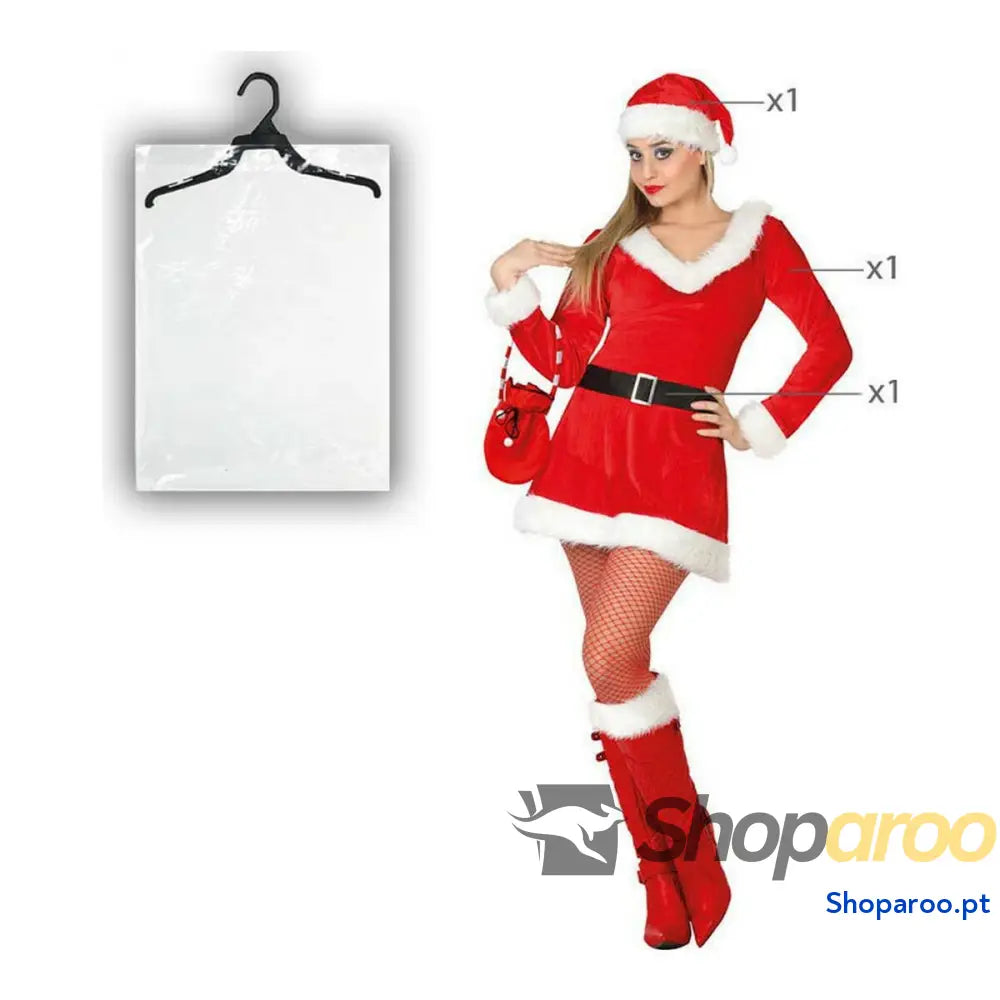 Fantasia para Adultos DISFRAZ MAMA NOEL  XL Mãe Natal