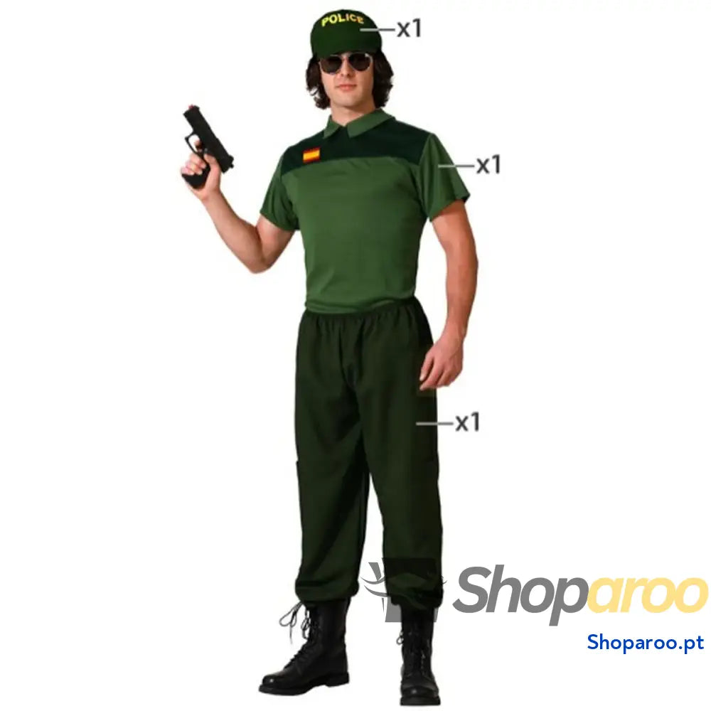 Fantasia para Adultos Guarda Civil Homem
