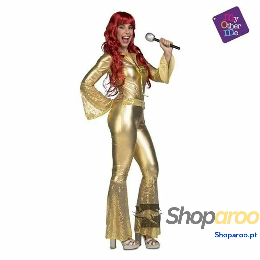 Fantasia para Adultos My Other Me Mulher Disco Dourado
