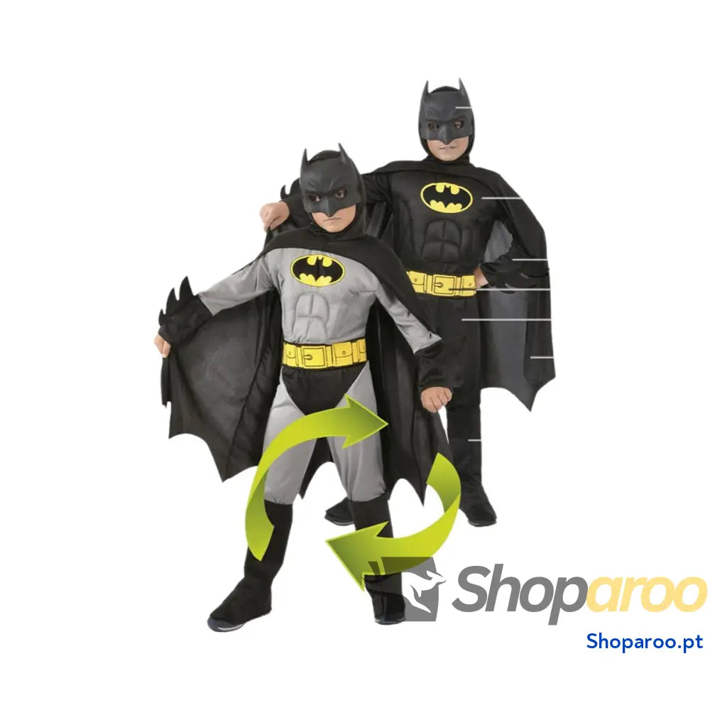 Fantasia para Crianças Batman Reversível