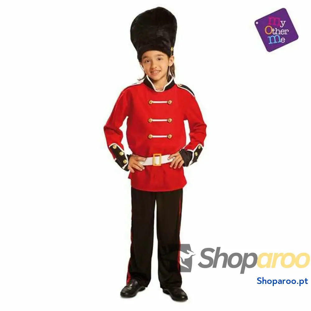Fantasia para Crianças My Other Me Guarda Inglês Vermelho 7-9 Anos