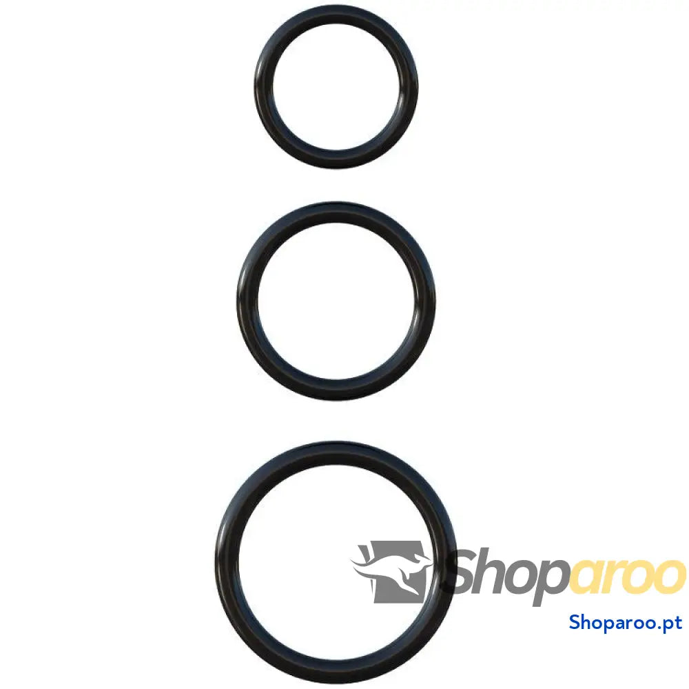 FANTASY C-RINGZ - CONJUNTO DE ESTAMINA DE 3 ANEL DE SILICONE