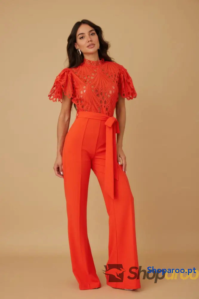 Fashion Crochet Jumpsuit
