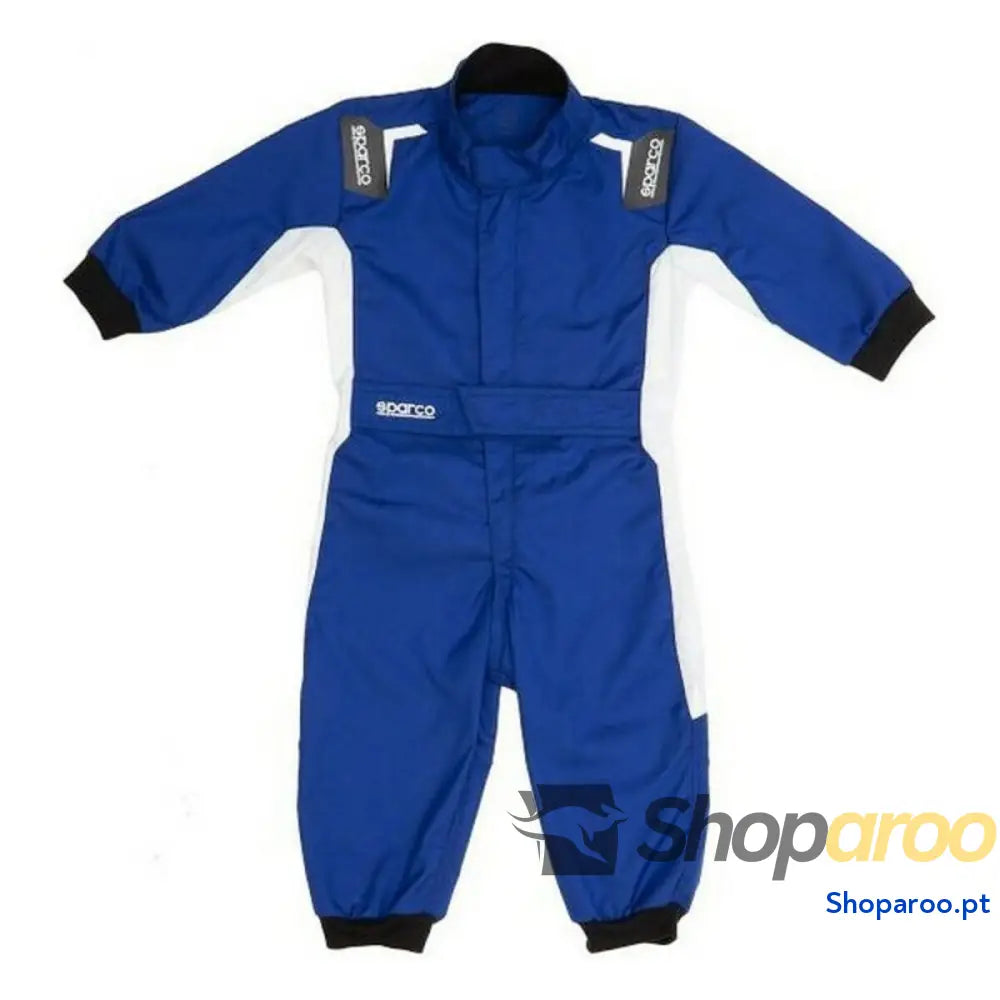 Fato de Corrida Infantil Sparco Azul 6-9 Meses