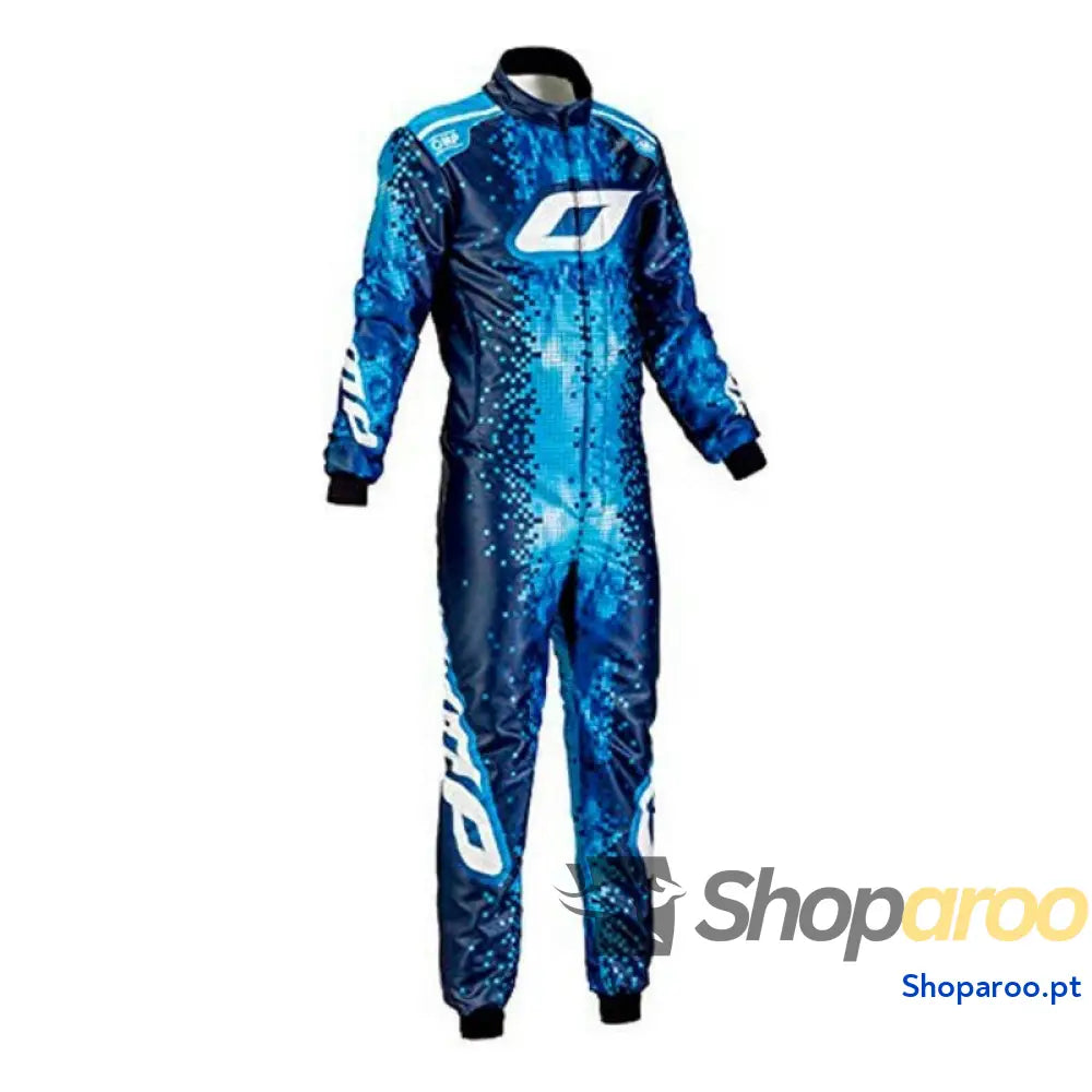 Fato de Karting OMP KS Art Azul (Tamanho 44)