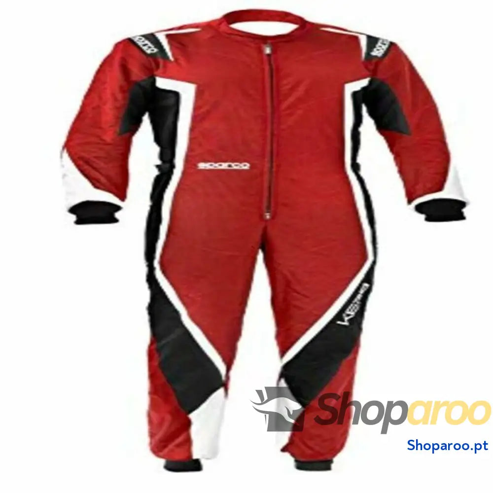 Fato de Karting Sparco K44 KERB Vermelho/Preto XL