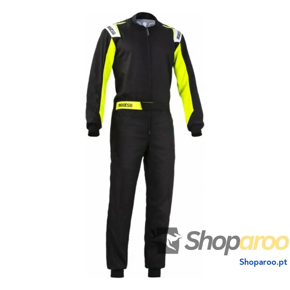 Fato de Karting Sparco Rookie Amarelo Preto (Tamanho M)