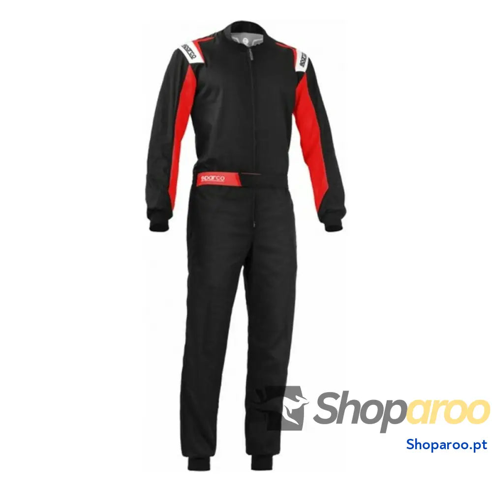 Fato de Karting Sparco Rookie Preto/Vermelho