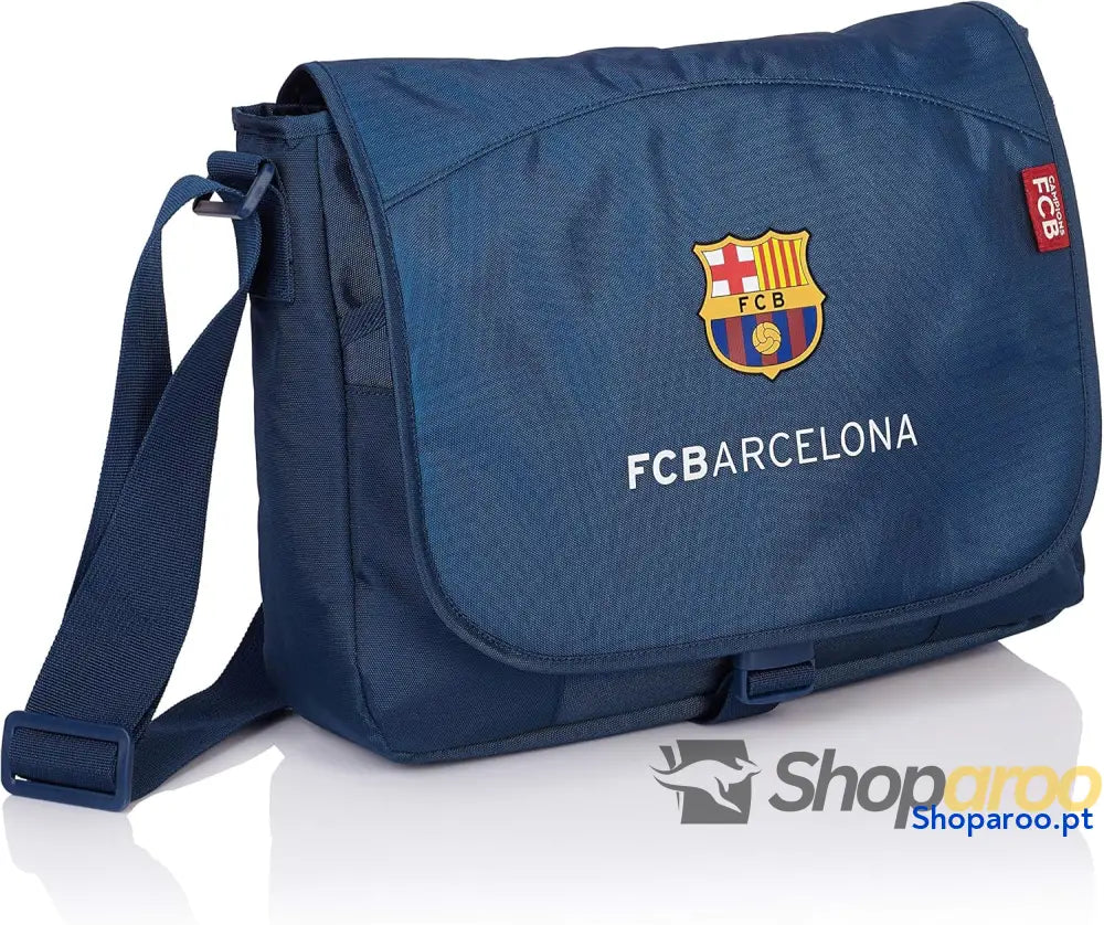 FC Barcelona The Best Team 5 Bolso Bandolera 35 cm 9 Liters Azul (Navy Blue)