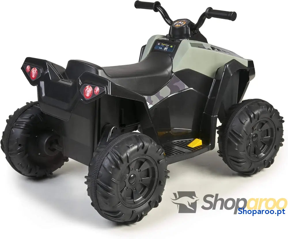 FEBER Quad Boxer Veículo elétrico a bateria 12 V Verde (Famosa 800012541) Versão anterior