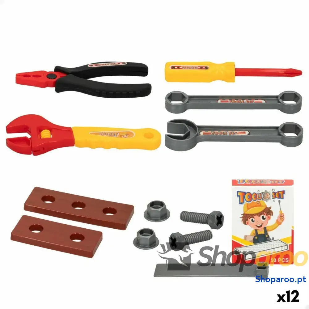 Ferramentas de brincar Colorbaby 13 Peças 6 x 1,5 x 17,5 cm 12 Unidades