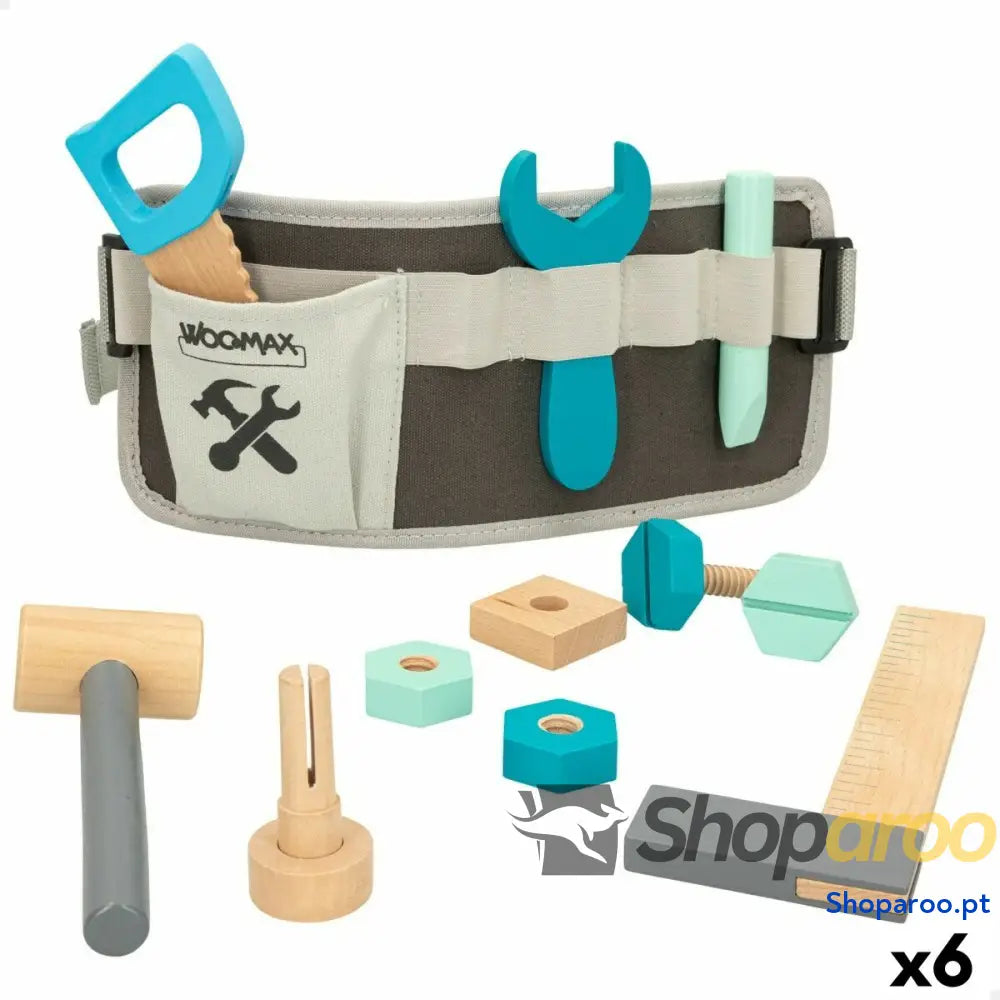 Ferramentas de brincar Woomax 12 Peças 31 x 14 x 2,5 cm 6 Unidades