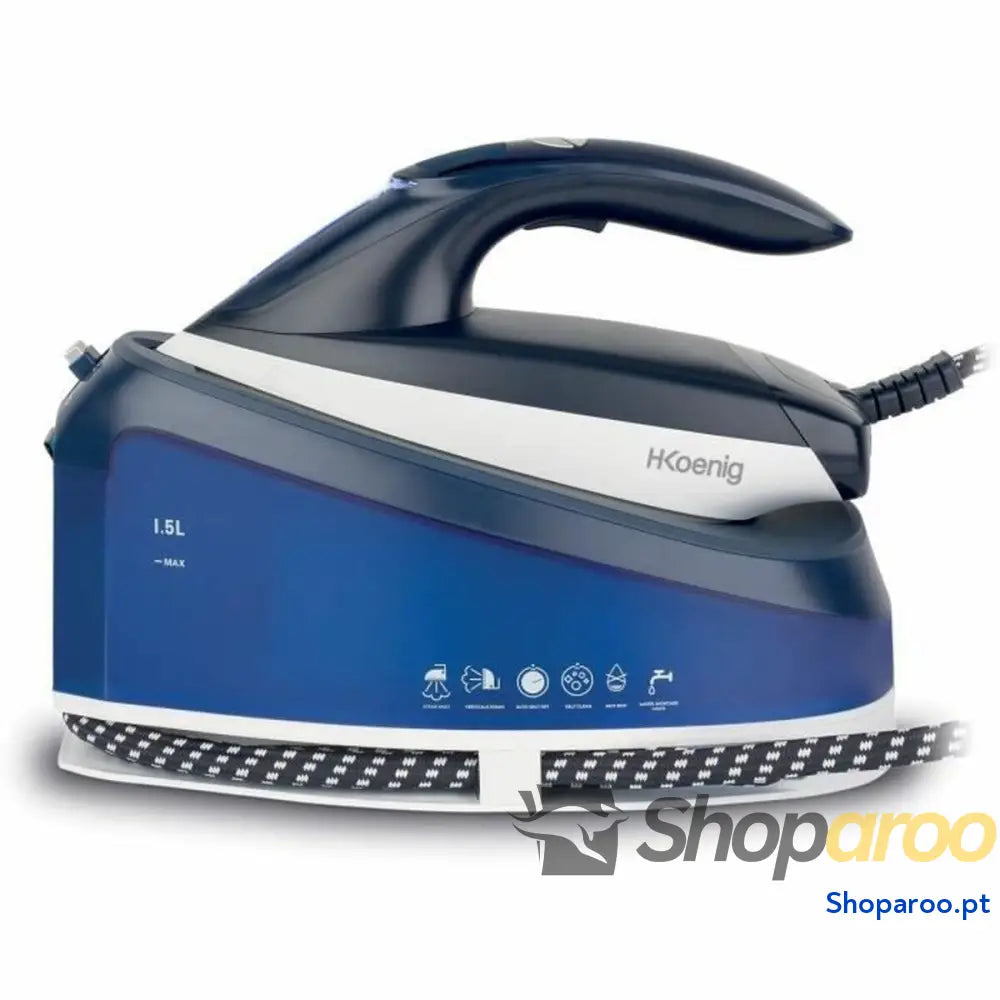Ferro a vapor vertical Hkoenig 2200 W Azul
